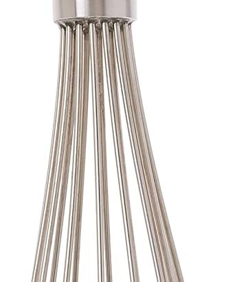 Winco 12" French Stainless Steel Whip | Balanced construction, French whip design, Great for Batters, Sauces, Eggs and Baking Prep