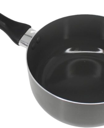 IMUSA 2 Qt Chef Cera Aluminum Ceramic Saucepan for Sauces, Gray | Small Pot for Soups,, Versatile for Sauces and Stews